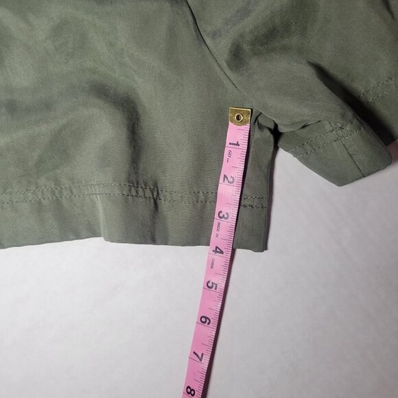 Banana Republic Women OD Green Sleeveless Romper With Pockets Size Tall L - Picture 14 of 14